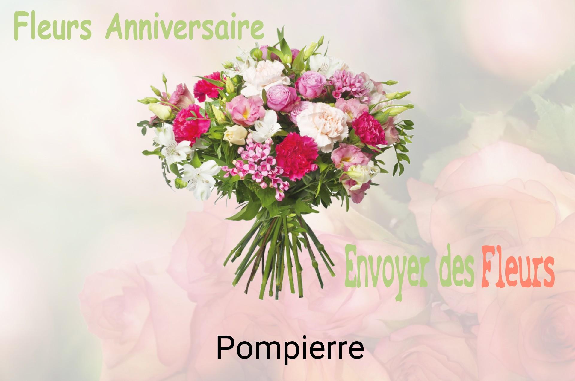 Bouquet de fleurs d’anniversaire livré à Pompierre