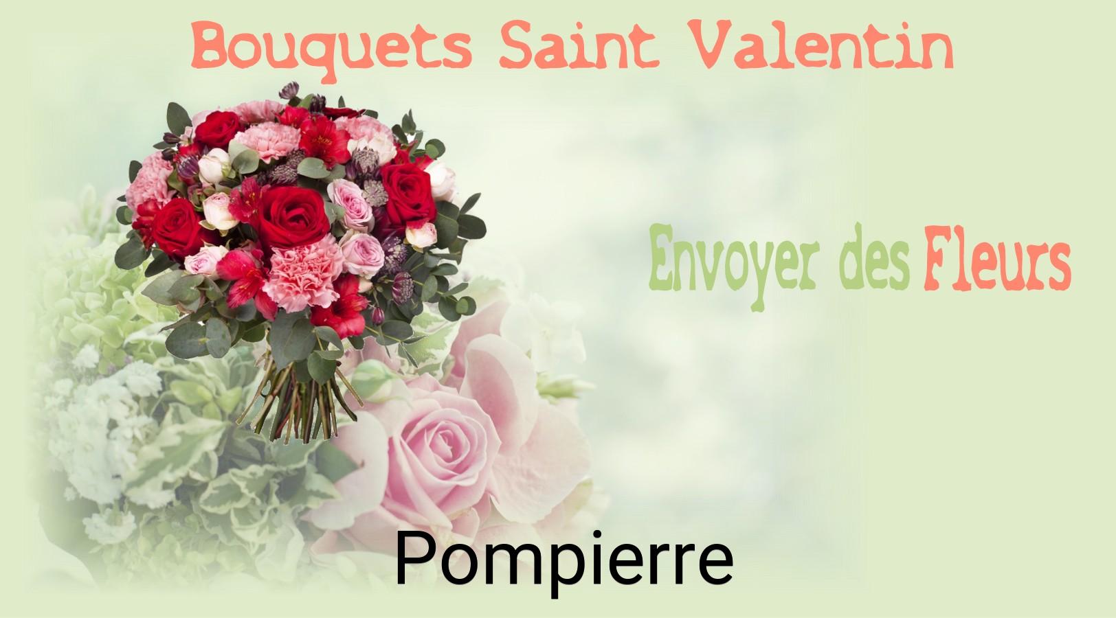 Roses de Saint-Valentin livrées à Pompierre